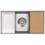 KOHLER 5540-NA Prolific 33 Inch Workstation Stainless Steel Single Bowl Kitchen Sink with Included Accessories, Undermount Installation, Stainless Steel - Image 4