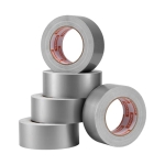 VEVOR 5-Pack Duct Tape, 2 in x 30 Yards, No Residue Strong Adhesive Waterproof Temperature-Resistant Heavy Duty Duct Tape, Tear by Hand, for Indoor Outdoor Repair, Industrial, All Weather, Sliver - Image 4