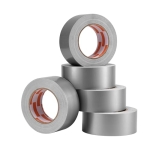 VEVOR 5-Pack Duct Tape, 2 in x 30 Yards, No Residue Strong Adhesive Waterproof Temperature-Resistant Heavy Duty Duct Tape, Tear by Hand, for Indoor Outdoor Repair, Industrial, All Weather, Sliver - Image 2