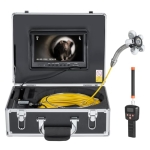 VEVOR Sewer Camera with 512Hz Locator, 98 ft/30 m, 9" Drain Inspection Camera with Self-Leveling, 36X Zoom, Plumbing Camera with Lights-12 LED, 32GB Card, IP68 Waterproof Snake Camera for Duct Pipe - Image 4