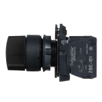 Schneider Electric XB5AD21 Harmony XB5 Selector Switch for Industrial Machinery with Plastic Bezel, 2 Positions, Stay Put Operation, 1NO - Image 4