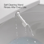 Kohler PureWash E590 Elongated Heated Bidet Toilet Seat, White with Side Panel, Warm Water, Dryer, Quiet-Close Lid, Self-Cleaning Wand, Adjustable Water Pressure and Nightlight, Easy Installation - Image 6