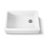 Kohler 5827-0 Whitehaven® 32-3/4" undermount single-bowl farmhouse kitchen sink, White
