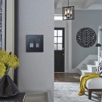 Legrand radiant RH453PGCCV6 450W Preset Decorator Rocker Dimmer Light Switch with Locator Light for Dimmable LED and CFL Bulbs, Single Pole/3-Way, Graphite (1 Count) - Image 3