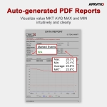 Temperature Data Logger, APRVTIO TE-02 USB Temperature Data Recorder with PDF, 32000 Points, Plug and Play, Multi-Device Data Comparison, Calibration Certified - Image 7