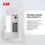 ABB THQMH100CP Master Main Breaker Kit 100 Amp Main CB Kit • Use in PowerMark Gold Load Center • Double-Pole Main Breaker Kit • Electrical Connection: Box Lugs • Circuit Breaker - Image 2