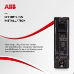 ABB THQL1115 15A SP Circuit Breaker • Q Line Plug-in Circuit Breaker • 15A 1P 10ka 240V • Pole, Compact, Thermal-Magnetic, Plug in - Image 3