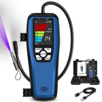 Refrigerant & Combustible Gas Leak Detector HVAC, ALD-200 Freon Leak Detector Halogen Leak Detector Rechargeable 3000mAh Battery 16-Inch Sensor Probes with Loud Alarm for R134A R410A R22 A2L R454B