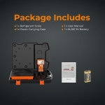 Elitech LMC-100F+ Refrigerant Charging Weight Scale 110Lbs Freon Scale High Precision for HVAC with Case - Image 4