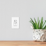 Legrand Pass & Seymour LSCLDC163PWCCV4 450W LS Series Preset Dimmer Light Switch for Dimmable LED and CFL Bulbs Plus 1.6A Fan Control, Single Pole/3-Way, White (1 Count) - Image 3