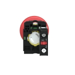 Schneider Electric XB5AT842 Emergency Stop Push Button Switch for Industrial Machinery, Plastic Bezel, Fits 22mm Diameter Cutouts, Trigger Latching Push-Pull, 1NC, 40mm Red Mushroom - Image 5