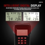 Digital HVAC Gauge, Aprvtio AMF-300 AC Manifold Gauge Set with 3000PSI Hoses and 2 Wired Temperature Clamp Probes, Refrigerant Gauges for Automotive HVAC System HVAC Tools Kit R134a R22 R12 - Image 3