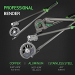 WISSCOOL 3/8” Tube Bender Tubing Pipe Bender with Roller 0-180°HVAC Copper Tool for Copper Aluminum Iron Stainless Pipes Air Condition Refrigeration Repair - Image 3