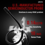 Refrigerant & Combustible Gas Leak Detector HVAC, ALD-200 Freon Leak Detector Halogen Leak Detector Rechargeable 3000mAh Battery 16-Inch Sensor Probes with Loud Alarm for R134A R410A R22 A2L R454B - Image 9