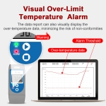 Temperature Data Logger, APRVTIO TE-02 USB Temperature Data Recorder with PDF, 32000 Points, Plug and Play, Multi-Device Data Comparison, Calibration Certified - Image 5