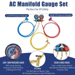 BACOENG R1234yf AC Vacuum Pump and Gauge Set, 4 CFM HVAC Vacuum Pump with Leak Detector for R1234yf Refrigerant, with Can Tap and Quick Couplers - Image 4