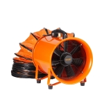 VEVOR Industrial Portable Air Blower Ventilator with Hose, 1893CFM 10 Inch Heavy Duty Tube Exhaust Fan with 16.4ft Flexible Duct, 380W High Velocity Air Mover for Extraction and Ventilation - Image 5