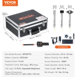 VEVOR Sewer Camera with 512Hz Locator, 98 ft/30 m, 9" Drain Inspection Camera with Self-Leveling, 36X Zoom, Plumbing Camera with Lights-12 LED, 32GB Card, IP68 Waterproof Snake Camera for Duct Pipe - Image 7