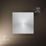 Kohler 26149-CP Honesty® 10" single-function rainhead, 2.5 gpm, Polished Chrome - Image 12