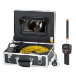 VEVOR Sewer Camera with 512Hz Locator, 98 ft/30 m, 9" Drain Inspection Camera with Self-Leveling, 36X Zoom, Plumbing Camera with Lights-12 LED, 32GB Card, IP68 Waterproof Snake Camera for Duct Pipe - Image 2