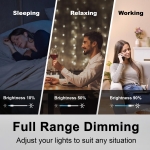 BESTTEN 5 Pack Dimmer Light Switch, Single Pole or 3-Way, Compatible with Dimmable LED, CFL, Incandescent and Halogen Bulb, LED Slide Dimmer Switch, Neutral Wire Not Required, 120VAC, UL Listed, White - Image 5