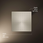 Kohler 26149-BN Honesty® 10" single-function rainhead, 2.5 gpm, Vibrant Brushed Nickel - Image 12