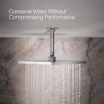 Kohler 26149-CP Honesty® 10" single-function rainhead, 2.5 gpm, Polished Chrome - Image 11