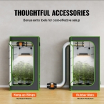 VEVOR Inline Duct Fan, 6-Inch 400 CFM with Variable Speed Controller, Quiet AC-motor Ventilation Exhaust Fan for Cooling Booster, Grow Tents, Hydroponics - Image 5