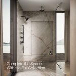 Kohler 33631-G-BL Cinq™ Round single-function filtered showerhead, 1.75 gpm, Matte Black - Image 8