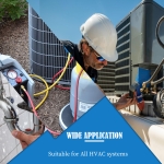 WISSCOOL 10PCS 1/4” HAVC AC Schrader Access Service Valve 1/4'' SAE x 1/4'' OD x 2.5'' Stem Core AC Refrigeration Kit for Vacuum System Refrigerator Charging (with Plastic Box) - Image 6