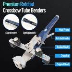 Wisscool Pipe Tubing Bender Kit, 1/4"-7/8" Compact Tube Bender Tool Set, 90°Forward/Reverse Pipe Bending HVAC Tools Equipment with 7 Dies and Pipe Cutter for Copper Steel Aluminum Brass Tube - Image 3